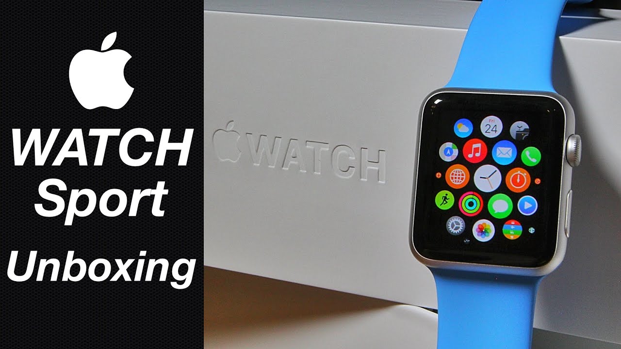Apple Watch Sport Unboxing - 42mm Blue 