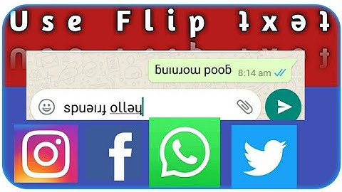 How to Flip or Rotate any Text in Android Mobile || Upside Down Text || WhatsApp