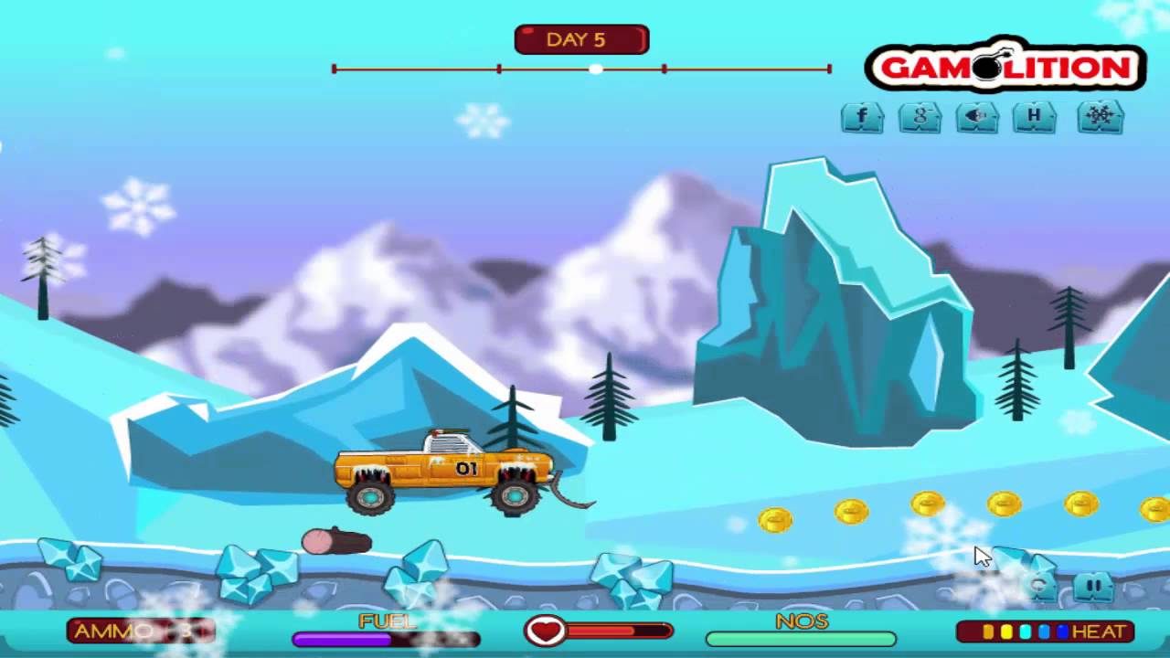 Gameplay Snow Truck Extreme Level 2 Снежные Траки Экстрим
