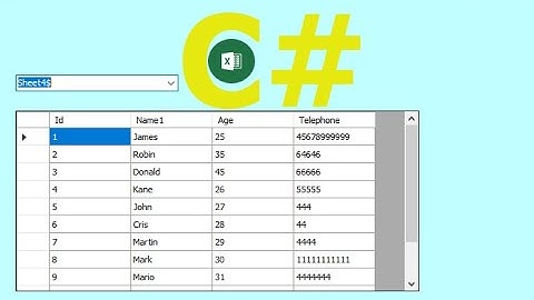 visual studio code c#: Fill dataGridview from Excel