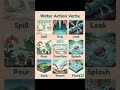 Splash, Pour, Flow! 💧 Water Action Verbs Explained