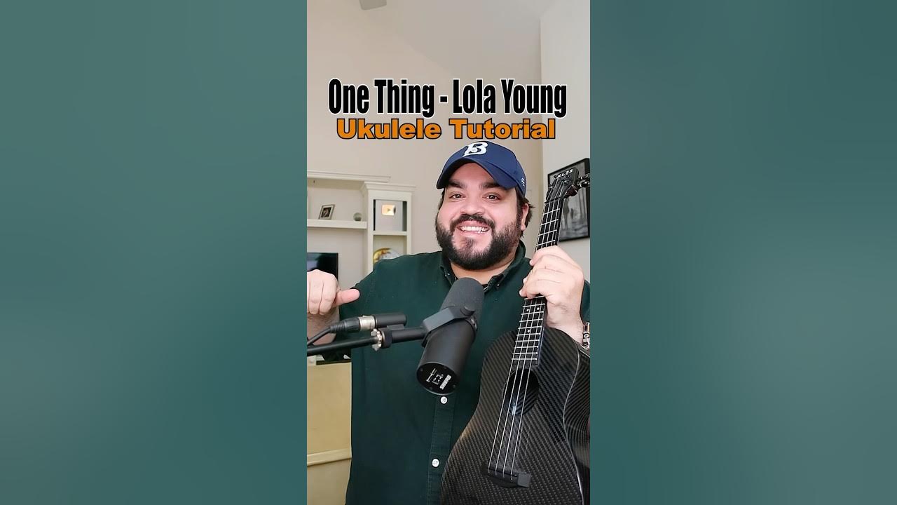 EASY Ukulele Tutorial for ONE THING by Lola Young #shorts EASY Ukulele Tutorial for ONE THING by Lola Young #shorts