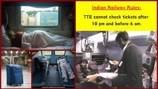 TTE cannot check your ticket at this time, know this rule of Indian Railways