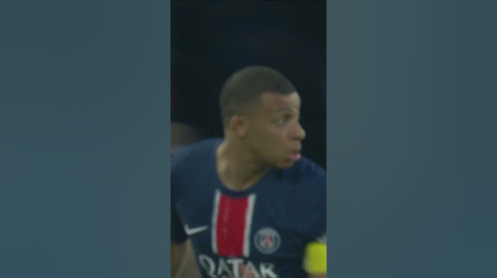 Le dernier but de Kylian Mbappé au Parc des Princes avec le PSG !