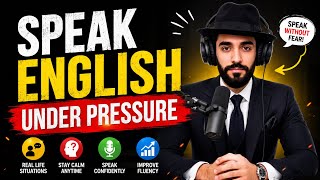 Speak English in Difficult Situations | Stay Calm & Speak Fluently | English Speaking Practice