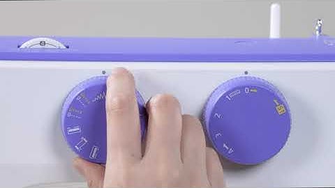 NECCHI Adjust stitch length / M Series Tutorial