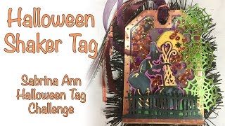 Halloween Shaker Tag | Craftiella Designs