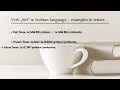 Verb „biti" in Serbian language with the examples