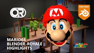 Playing Super Mario 64 in Blender 3D