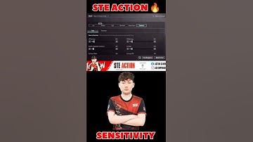 STE ACTION 🔥 BGMI 🇮🇳 NEW SENSITIVITY 😘 2023 #shorts #bgmi #pubgmobile #steaction #senstivity