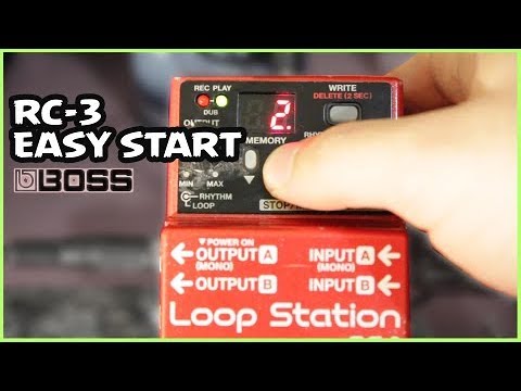 Boss Rc 3 Loop Station Tutorial Review Youtube
