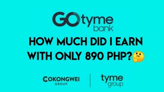 GOTYME BANK | INTEREST EARNED FOR NOVEMBER | SMALL DEPOSIT