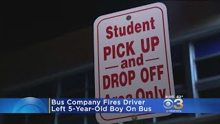 School Bus Driver Fired After Boy Left On Bus