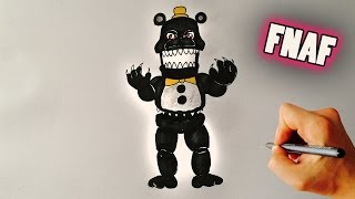 Pk How to Draw  adventure Nighmare - Five Nights at Freddy's World - Video Lesson