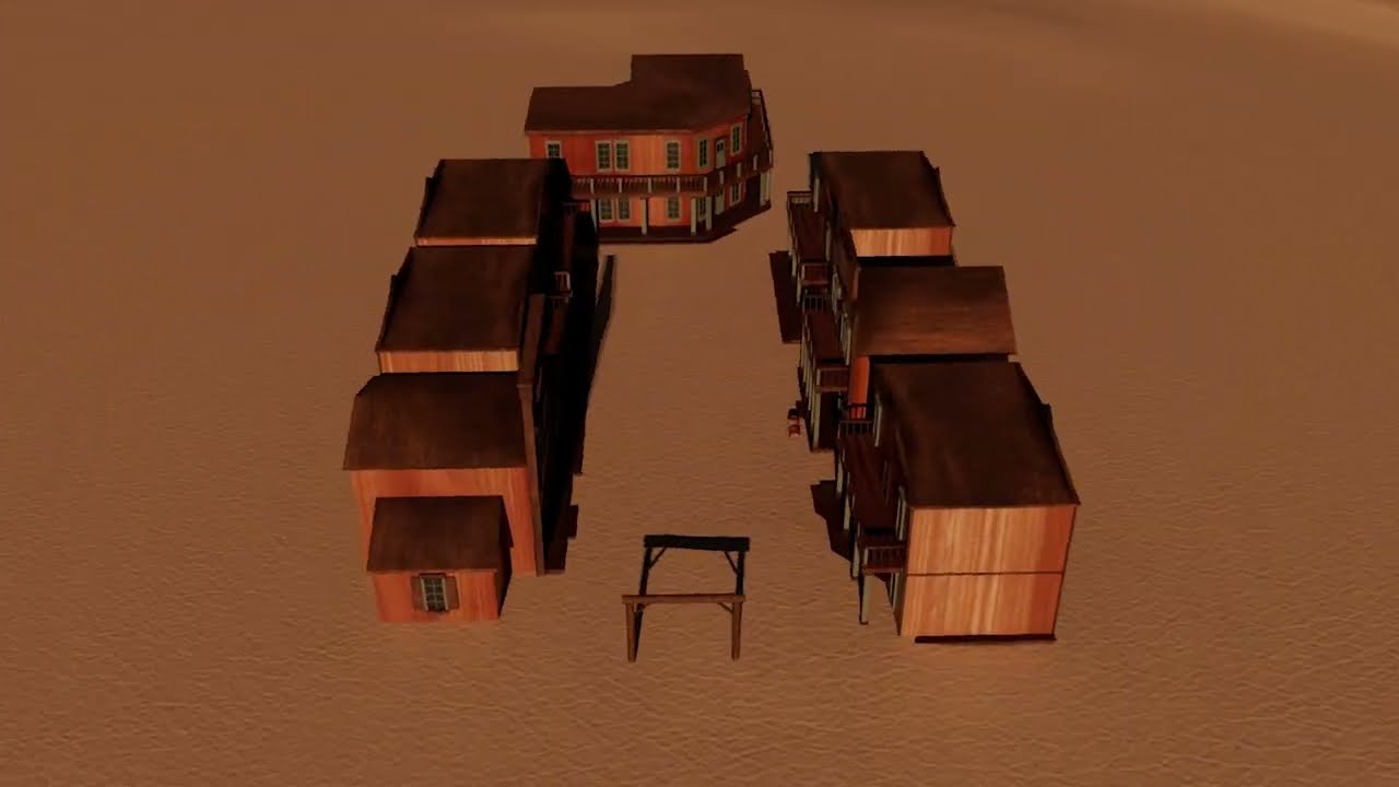 Wild West Environment - 3D Model