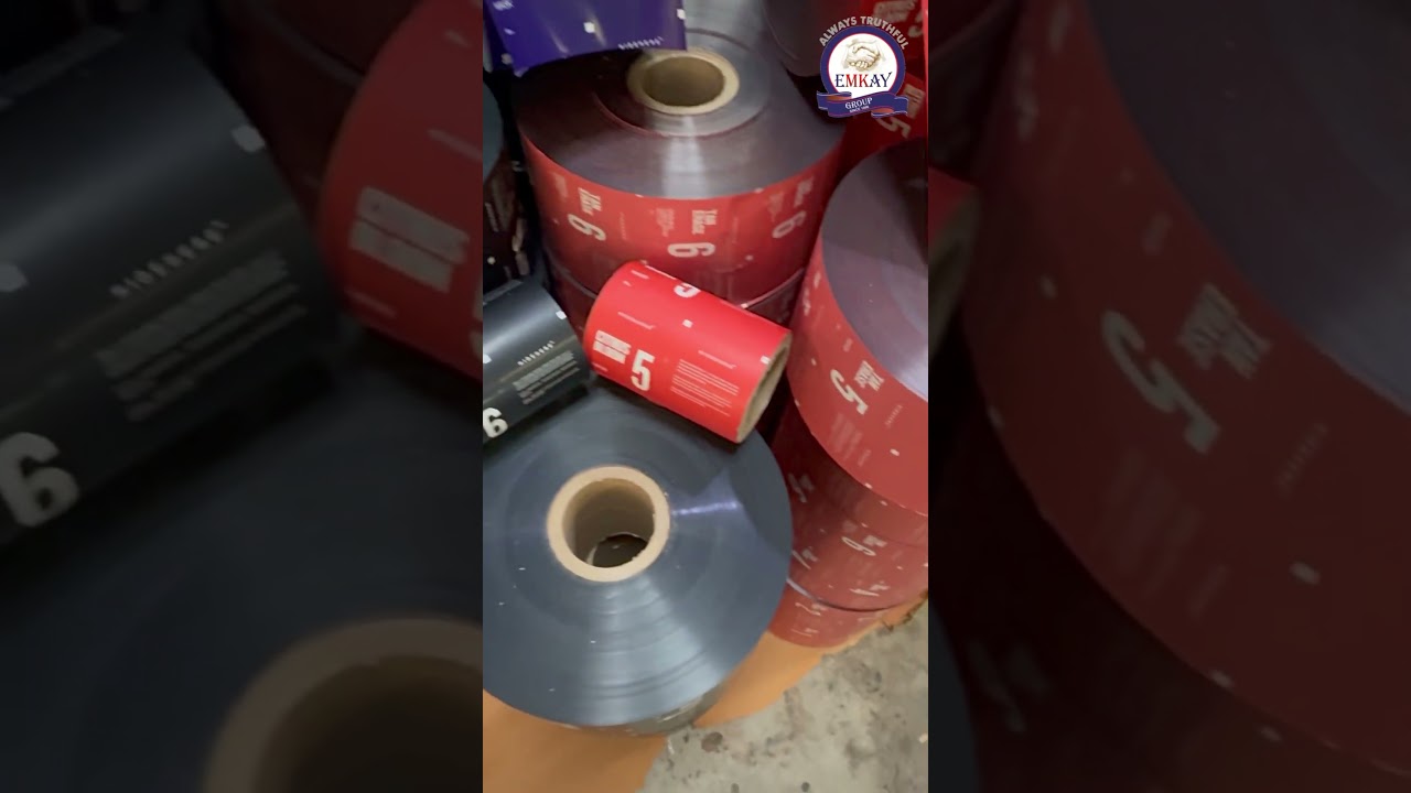 Matte Finish Printed Laminated Cosmetics Rolls / Pouches Contact Meet Parmar +91 99241 65891 Emkay