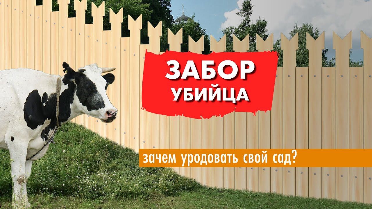 Забор или ограда вокруг дома? Зачем убивать свой участок? - YouTube