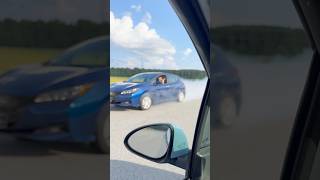 Leaf vs Spark EV Burnout @KyleConner