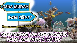 Cara Memperindah atau Mempercantik Layar Komputer PC atau Laptop dengan Screen Saver Aquarium screenshot 5