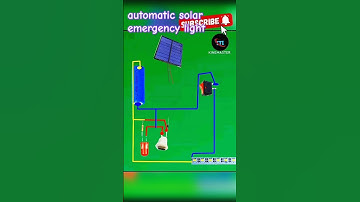 automatic solar emergency light circuit daigram #automobile #ytshorts #election #viralshort #shots