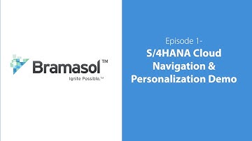 S4HANA Cloud Navigation & Personalization Demo teaser