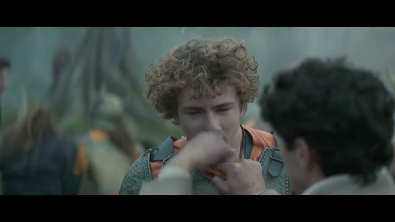 PERCY VS LUKE FIGHT SCENE PERCY JACKSON AND THE OLYMPIANS 