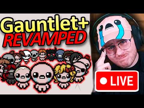 🔴The LONGEST Isaac Challenge: The Gauntlet+✨GET YOUR PLUMME✨