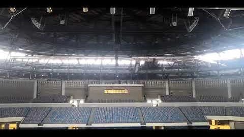 Line-array speaker designed by RF for Large-scale stadium project China