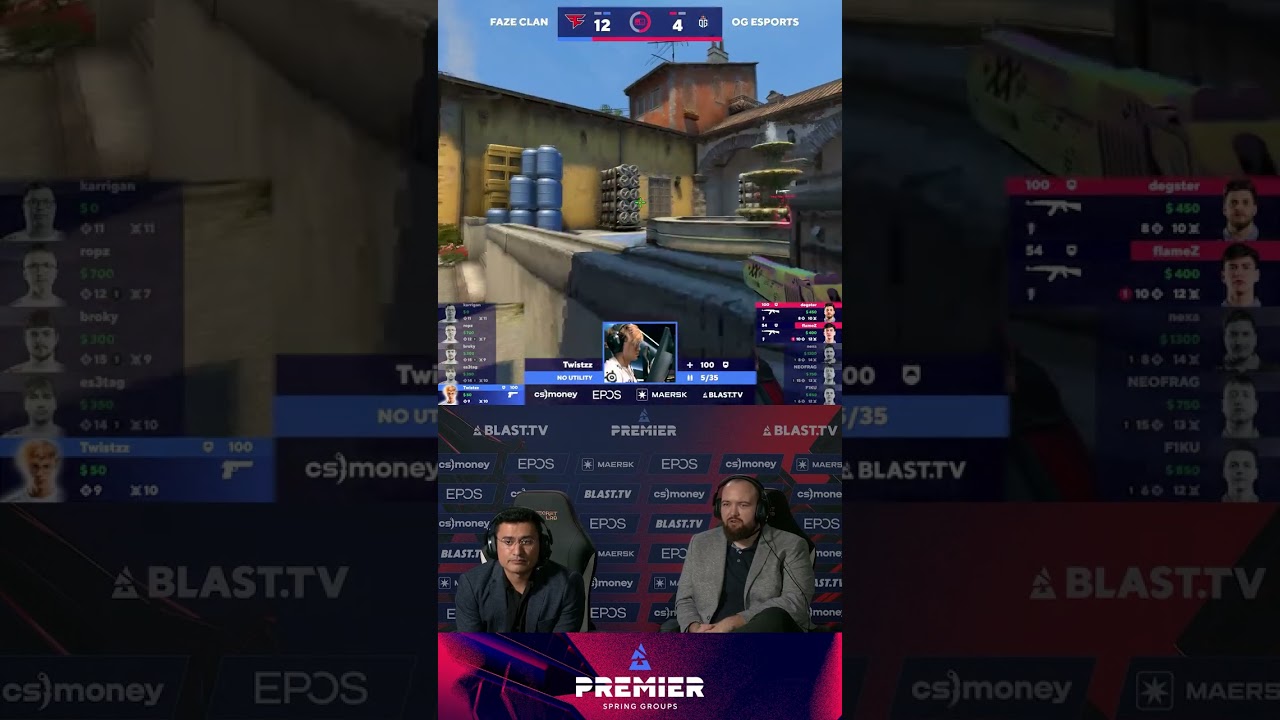 Twistzz's perfect Deagle clutch vs OG 🔥