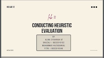 BITM 2313 - CONDUCTING HEURISTIC EVALUATION