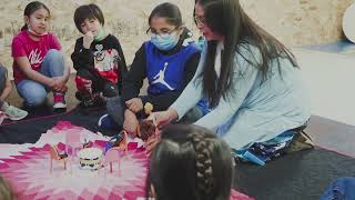 Students at Wakanyeja Tokeyahci Learn Lakota through Song and Dance