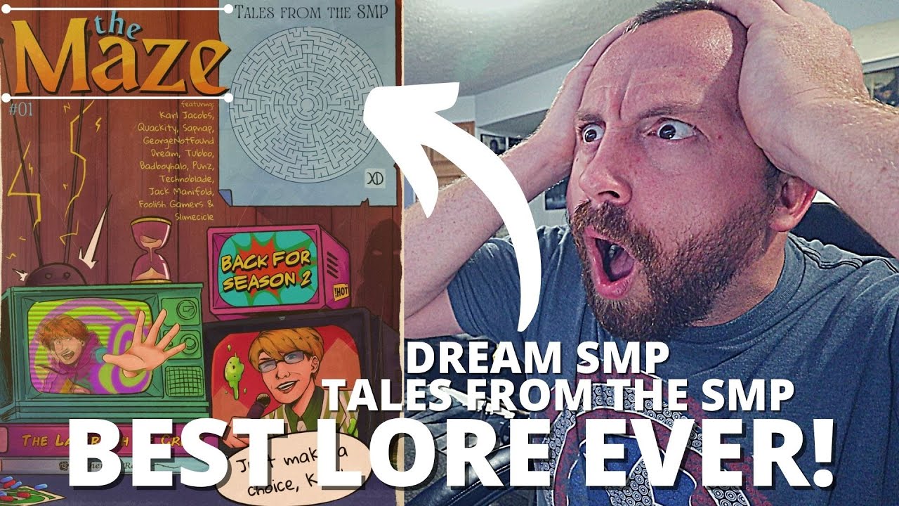 BEST LORE YET! The MAZE - Tales From The SMP (Dream SMP) FIRST REACTION! | Karl Jacobs Season 2 Ep 1