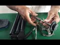 How to remove and replace electric fan bushing and shafting in easy way