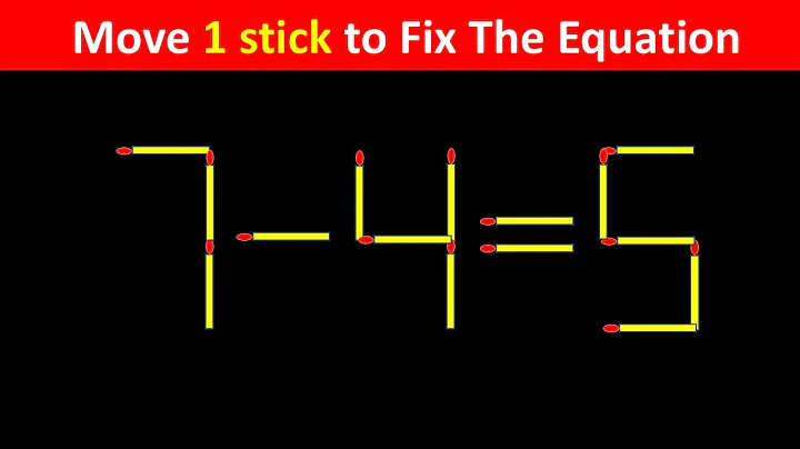 Improve IQ - Fix The Equation #matchstickpuzzle #simplylogical