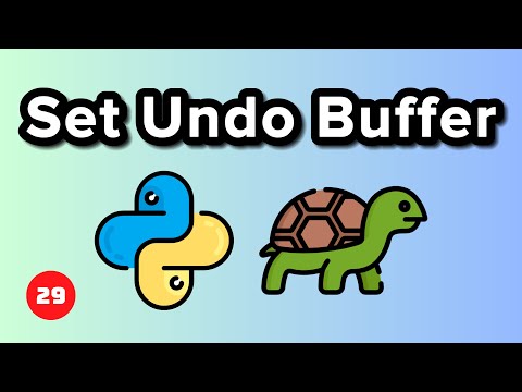 Setundobuffer Function - Python Turtle Graphics Tutorial 29