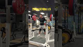 TLog 11/8 | Squat 215kg/474lbs x 5