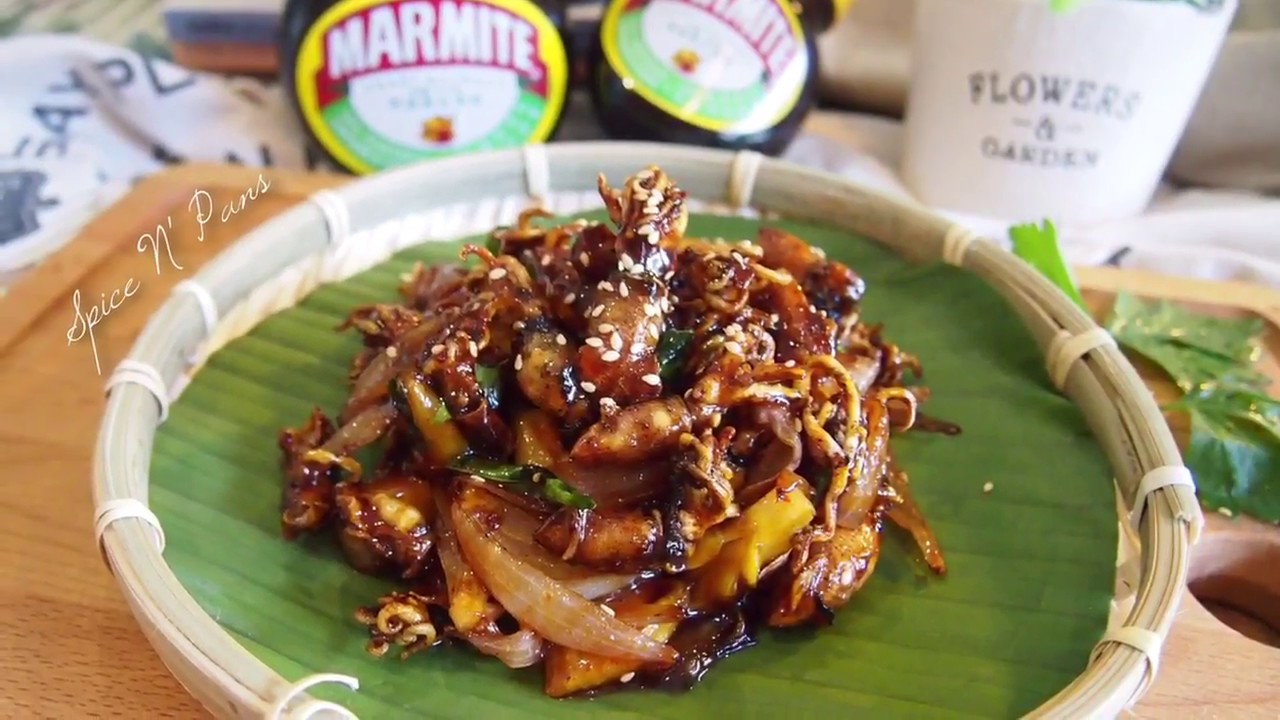 Awesome Marmite Crispy Baby Squid 