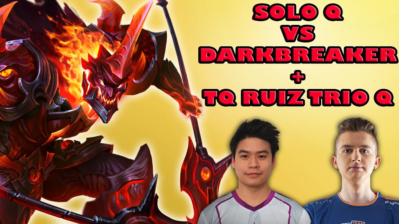 SOLO Q VS DARKBREAKER,TQ RUIZ TRIO Q INSANE STOMP(0 DEATHS) - Arena of Valor Zephys Gameplay #6
