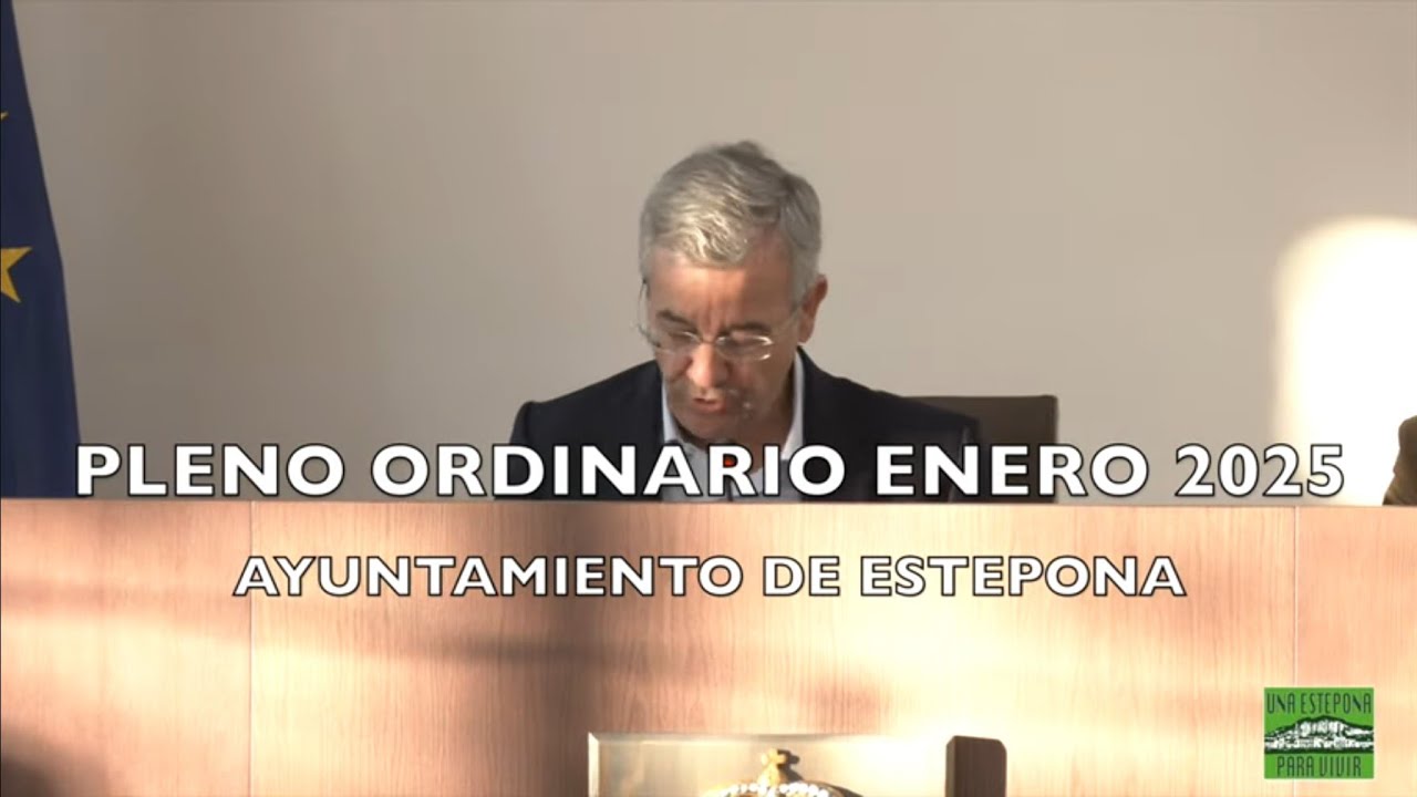 PLENO ORDINARIO ENERO 2025. AYTO DE ESTEPONA: EL PLENO EXPRESS DE 25MIN Y CERO RESPUESTAS