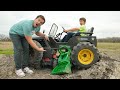 Crushing Tractors with Kids Monster Truck | Tractors for kids