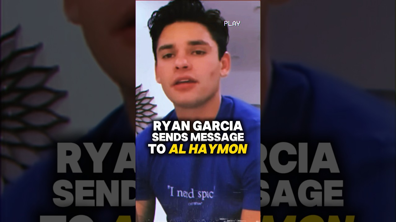 Ryan Garcia SENDS MESSAGE To AL HAYMON (🎥 via 