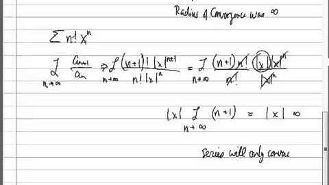 Radius of Convergence Part 4