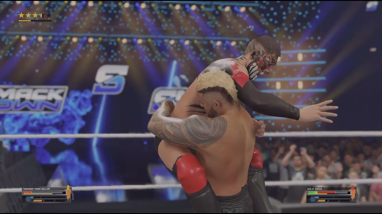 Finn Balor Vs Solo Sikoa WWE Universal Title Match 2K25