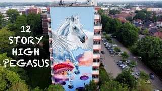 Pegasus mural for Astrant Ede - by Nina Valkhoff