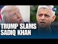 "Crime Ridden, Horrible": Trump Blasts Sadiq Khan and Andy Burnham in Heated Exchange