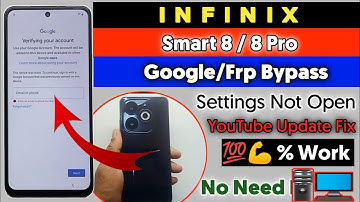 Infinix Smart 8/8 Pro Google/Frp Bypass Android 13 Without Pc | Settings Not Open | 💯 % Working 2025
