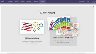 Match your seat size to your seating chart picture using Ticket Tailor