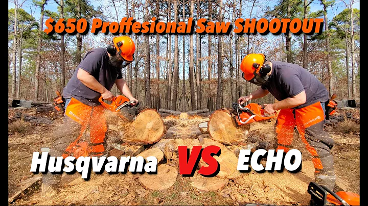 $650 Professional Chainsaw Comparison Echo VS Husqvarna 50cc vs 60cc Which is BEST for ONE SAW PLAN?