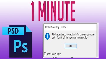 [Fix] Pixel aspect ratio correction is for preview purposes only in Photoshop