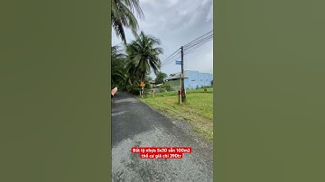 Đất Lộ Nhựa 5x30 sẵn 100m2 thổ cư giá chỉ 390tr ở Gò Công Tây #shortvideo